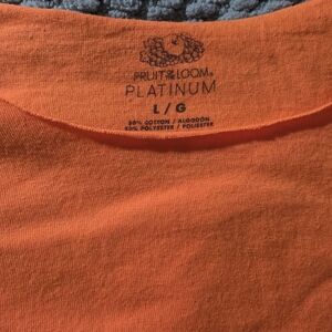 Neon Orange Custom Cut Tee